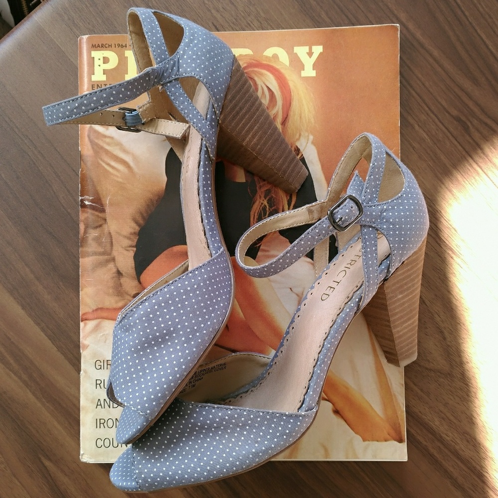 Restricted Polka Dot Pumps